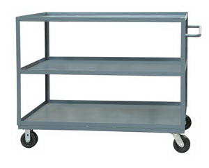 Durham RSC 1848 3 95 3 Shelf Stock Carts  18X48