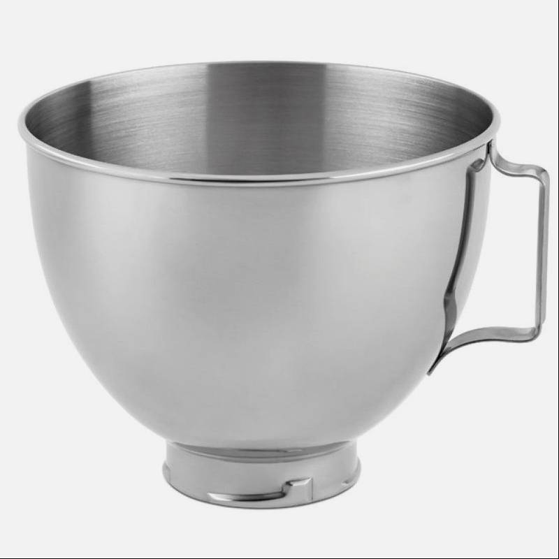 4.5-Quart Stainless Steel Bowl w/Handle + Flex Edge Beater | 4.5-and 5-Quart Tilt-Head KitchenAid Mixers | KitchenAid