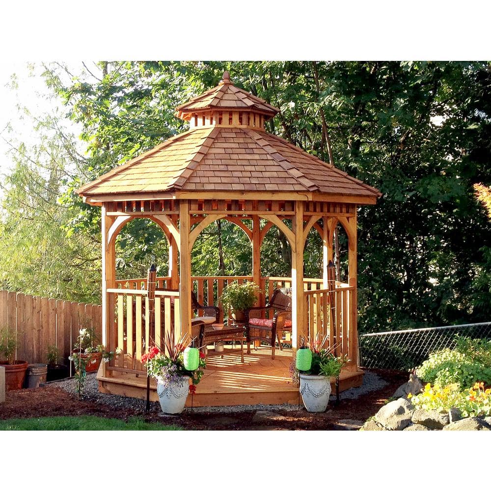 Outdoor Living Today 10 ft. Bayside Octagon Panelized Gazebo Bayside10