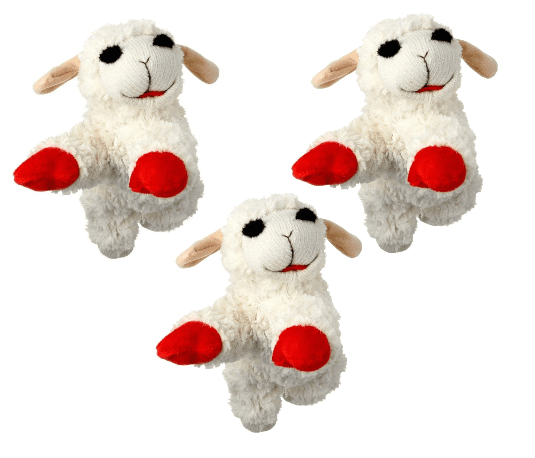 MultiPet Lambchop MINI Plush Dog Toy 6