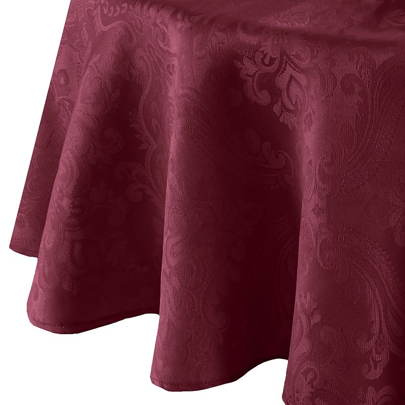 Elrene Home Fashions Caiden Elegance Damask Round Tablecloth