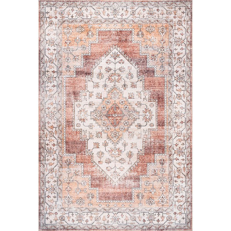 Nuloom Dania Machine Washable Medallion Area Rug