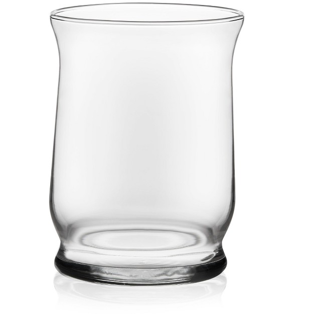 Libbey Adorn 4 piece Glass Hurricane Vase Set 6 inch