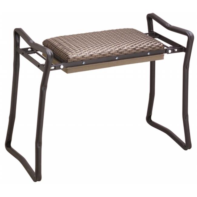 Flexrake CLA103 Steel Wicker Classic Garden Kneeler & Bench