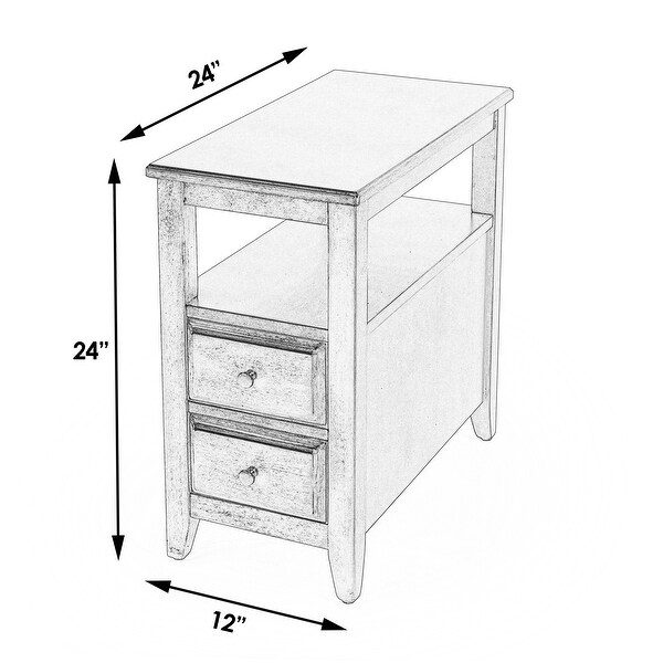 Marcus Cherry Chairside Table