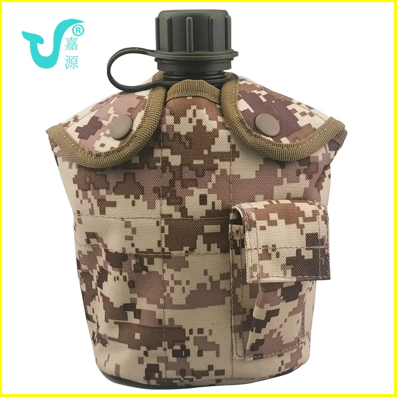 2023 New Fashion Style Athletic Camping Hiking Outdoor Plastic Water Bottles Canteen Bottle  Travel Kettle