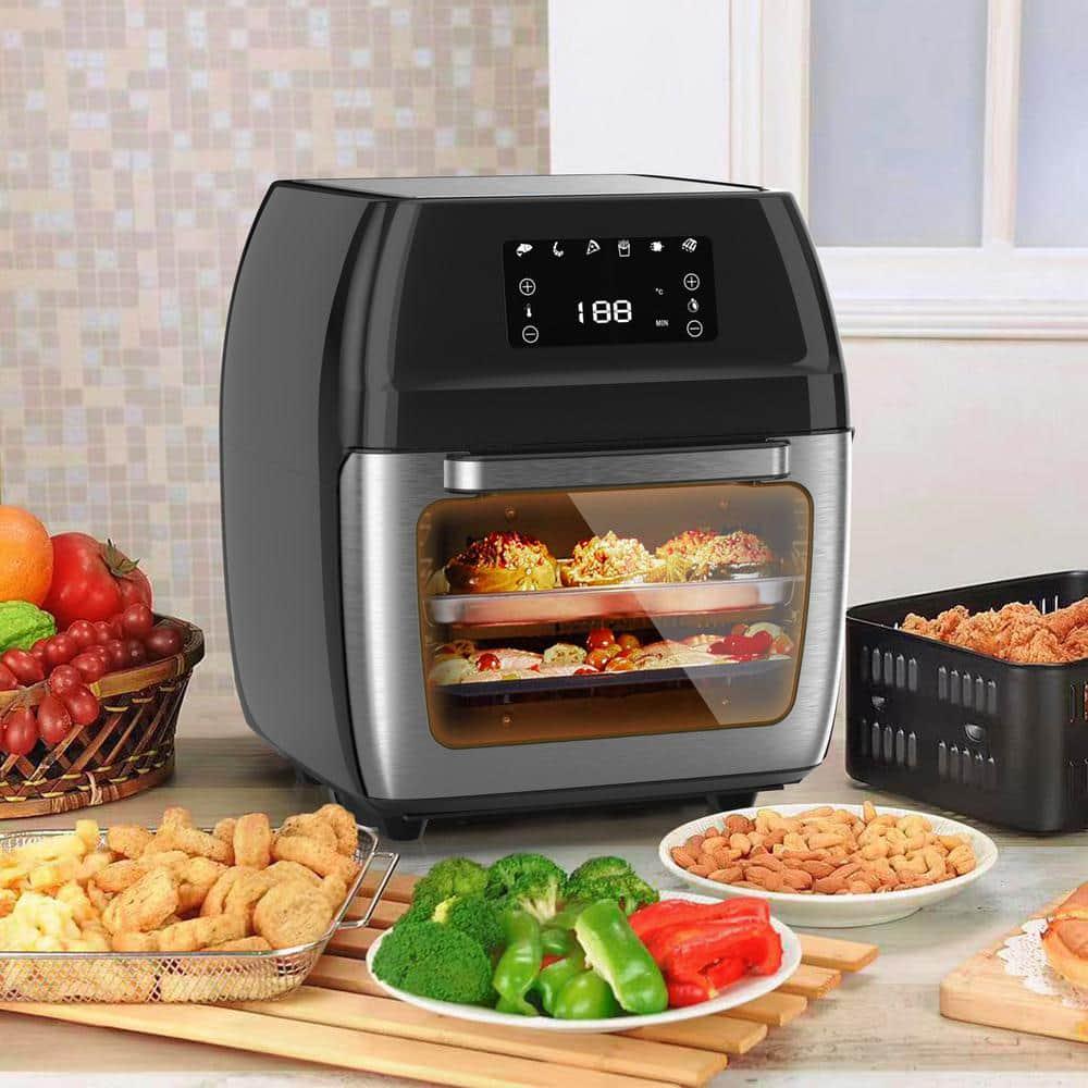 DRINKPOD Chefpod Pro 13 qt Stainless Steel Air Fryer Oven Digital Touchscreen with 18Accessories