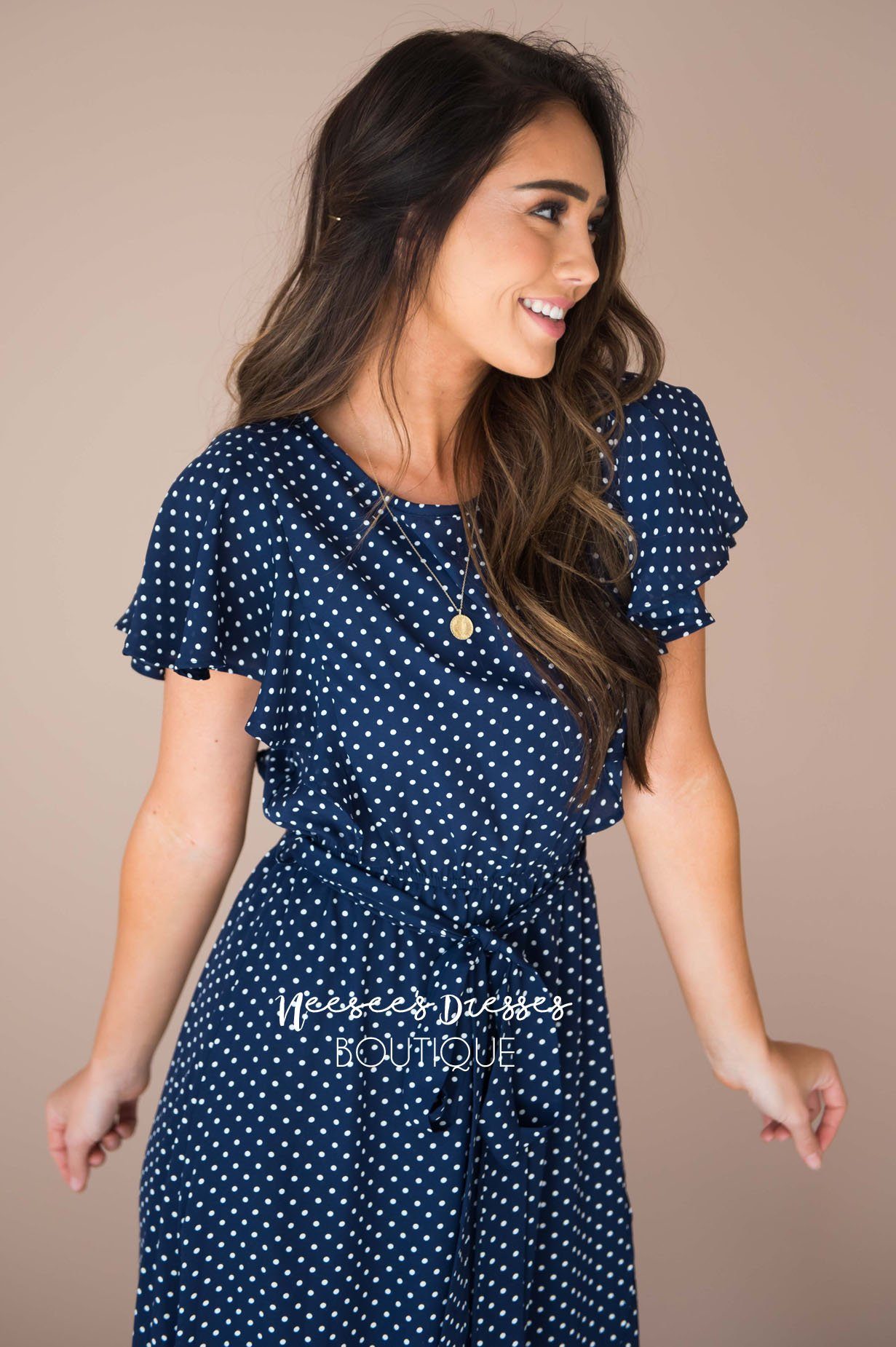 The Kynlei Polka Dotted Dress