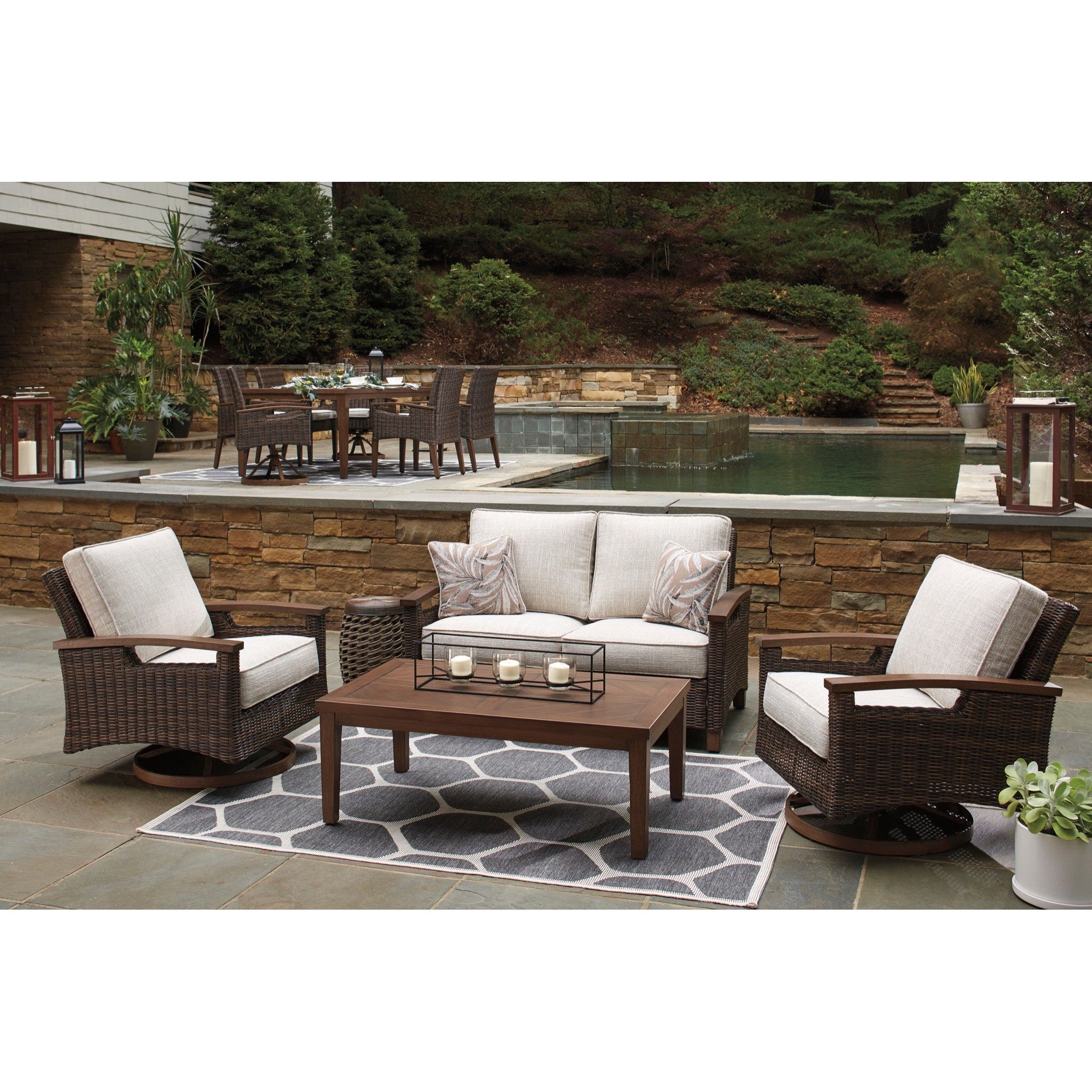 Sea Cliff Outdoor 59 Loveseat