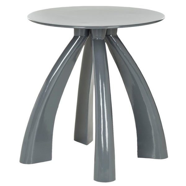 SAFAVIEH Iridium Modern Grey Iron Accent Table - 16