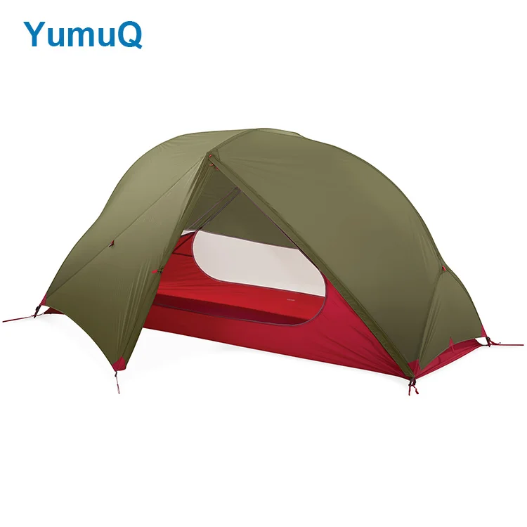 YumuQ 1 4 Person 3 4season 15d Nylon 1500mm Ultralight Camping Hiking Backpacking Dome Tent Stake Nail