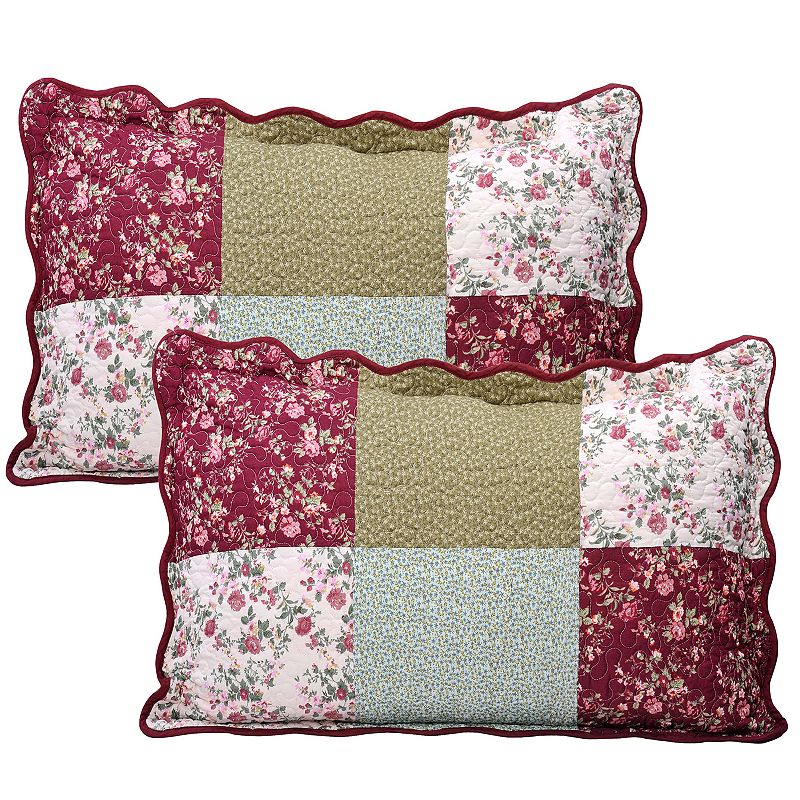 Serenta Patchwork 8-Piece Bedspread and Sham Set