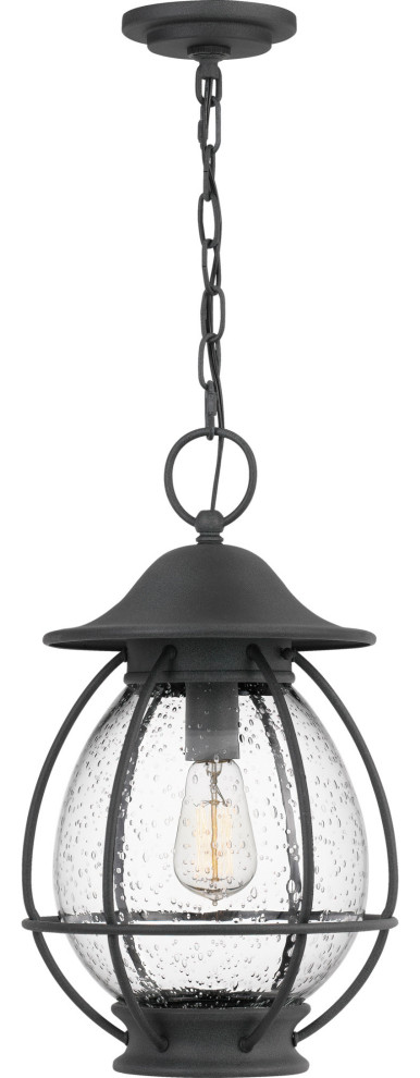 Roseto QZP9817 Wheeler 1 Light 11 quotW Outdoor Pendant   Beach Style   Outdoor Hanging Lights   by Buildcom  Houzz