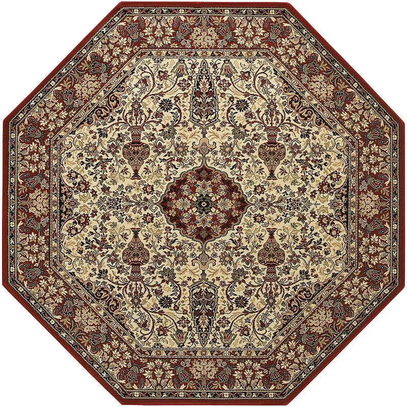 Couristan Everest Ardebil Framed Floral Rug