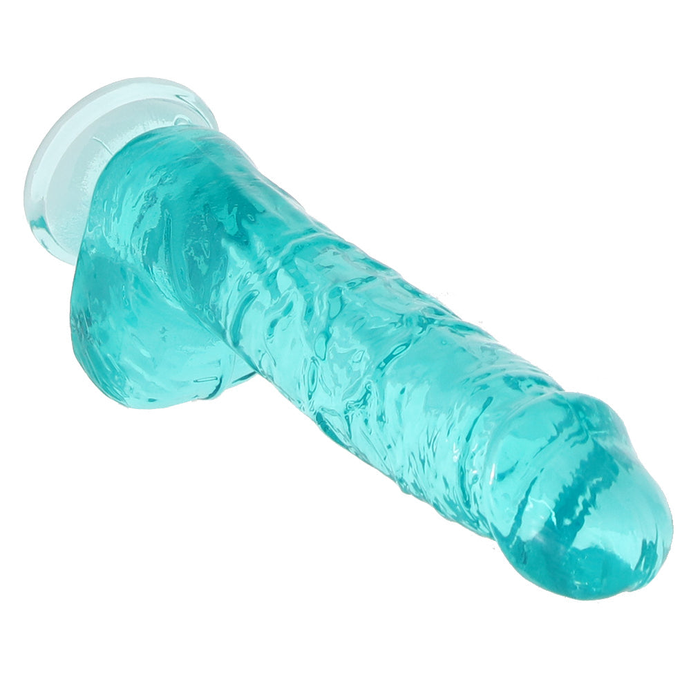 RealRock 6 Inch Realistic Ballsy Dildo in Turquoise