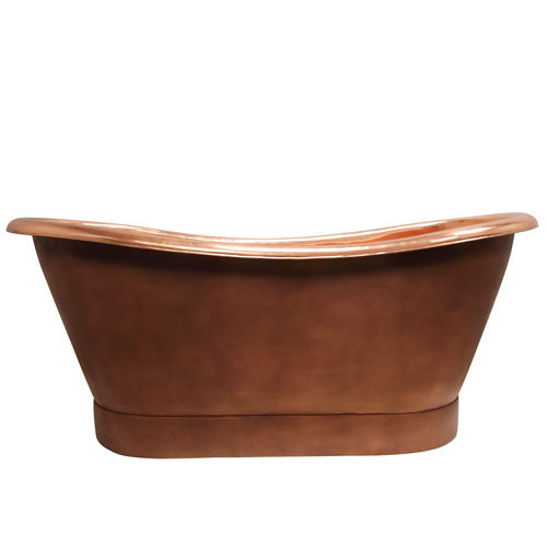 Chopin 70″ Copper Double Slipper Tub