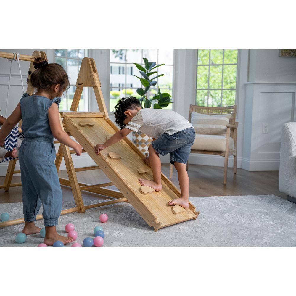 Avenlur Avenlur Juniper Indoor Folding Playset with Swing Rock Wall Climbing Ladder SWNG-FLD-NEW