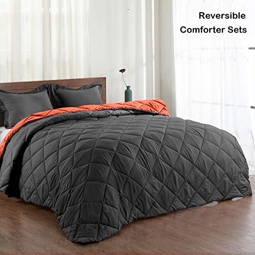 Down Alternative Reversible 3 pcs Comforter Set