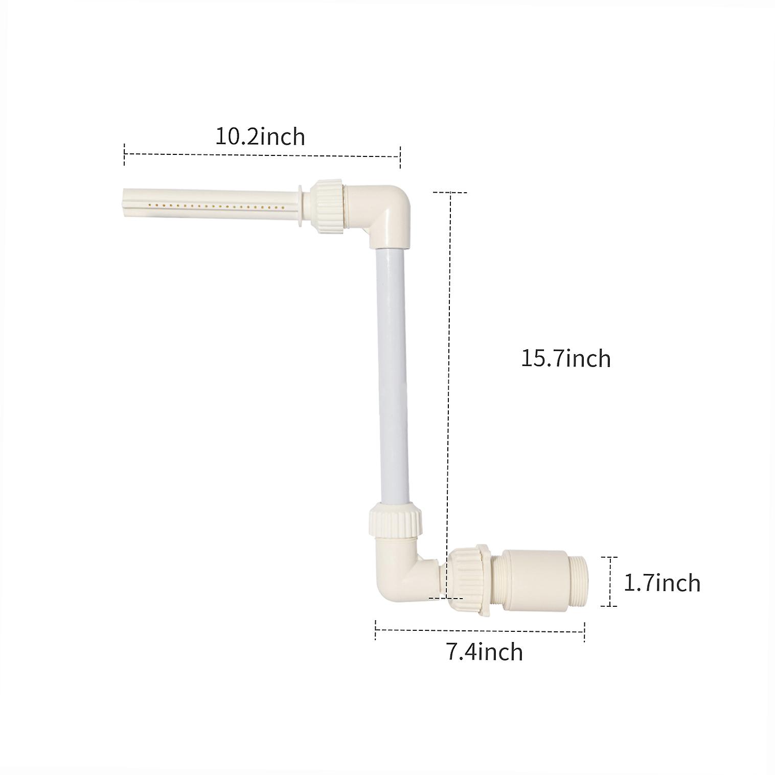 Type 1 Swimming Pool Fountain Flower Shape Waterfall Spray Fountain Fits 1.5-inch Threaded Return Fittings Spa Swimming Pool Tools