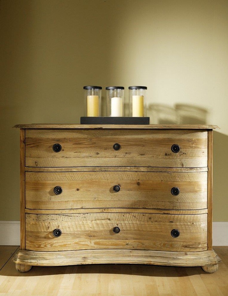 Chest of Drawers PADMAS PLANTATION Reclaimed Pine Hand Finished   Rustic   Accent Chests And Cabinets   by EuroLuxHome  Houzz