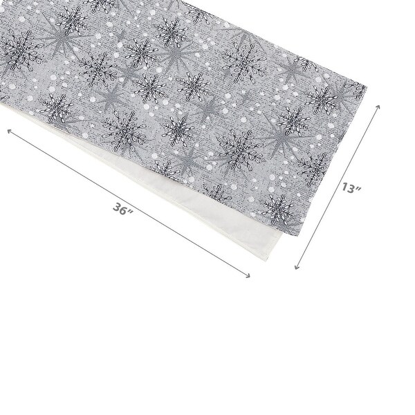 Tapestry Table Runner Snowflake 54