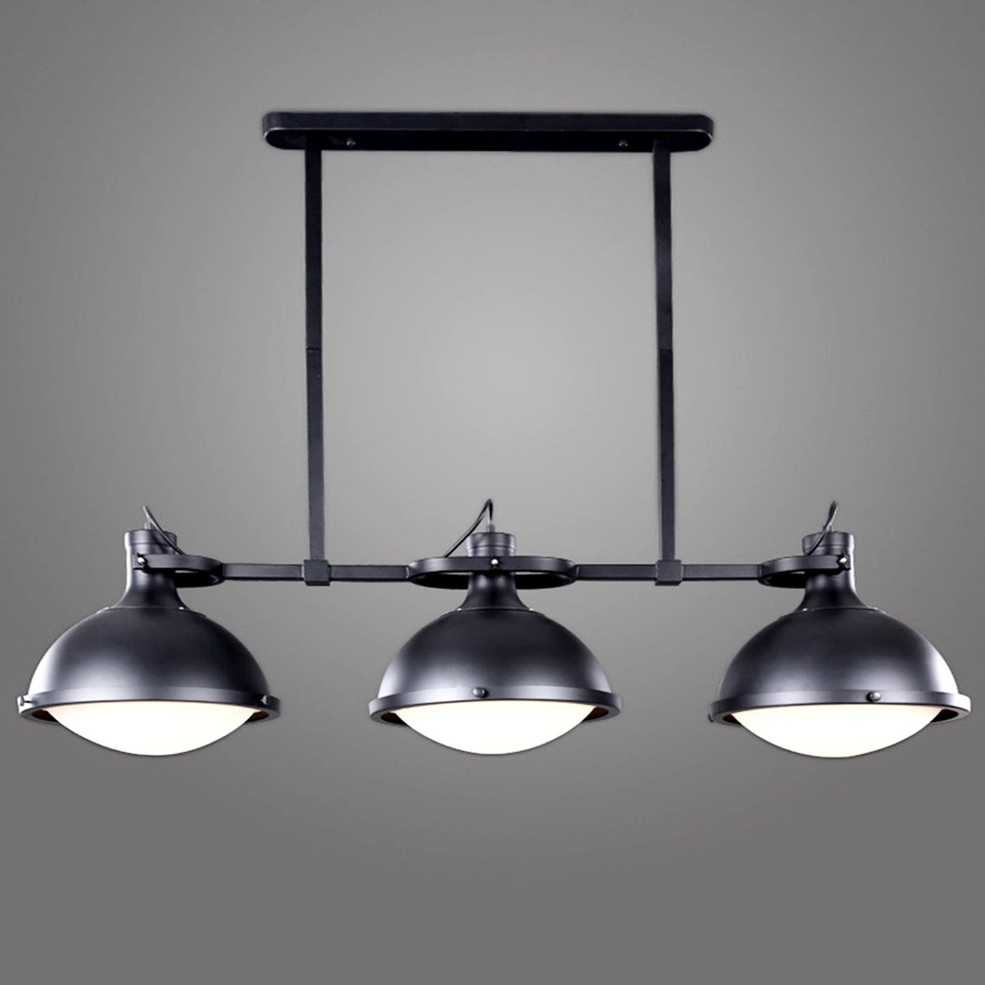 3 Heads Pendant Light Nordic Black Cy-Dd-118