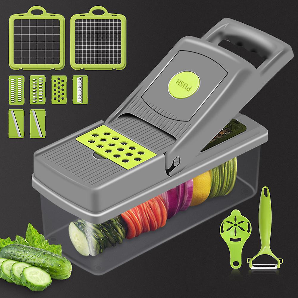 Home Use Vegetable Cutter Fruits Slicer Potato Peeler Carrot Cheese Grater Onion Chopper Multifunctional Kitchen Accessories