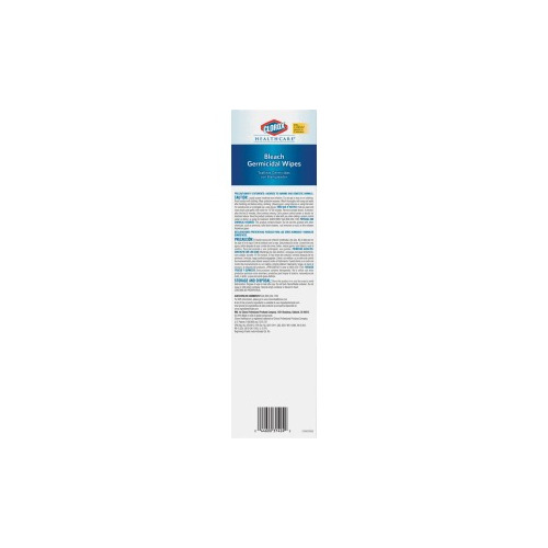 Clorox Healthcare Bleach Germicidal Wipes  CLO31424