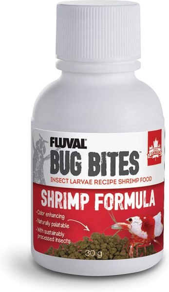 Fluval Fl Bug Bites Shrimp Formula Shrimp Food， 1.05-oz