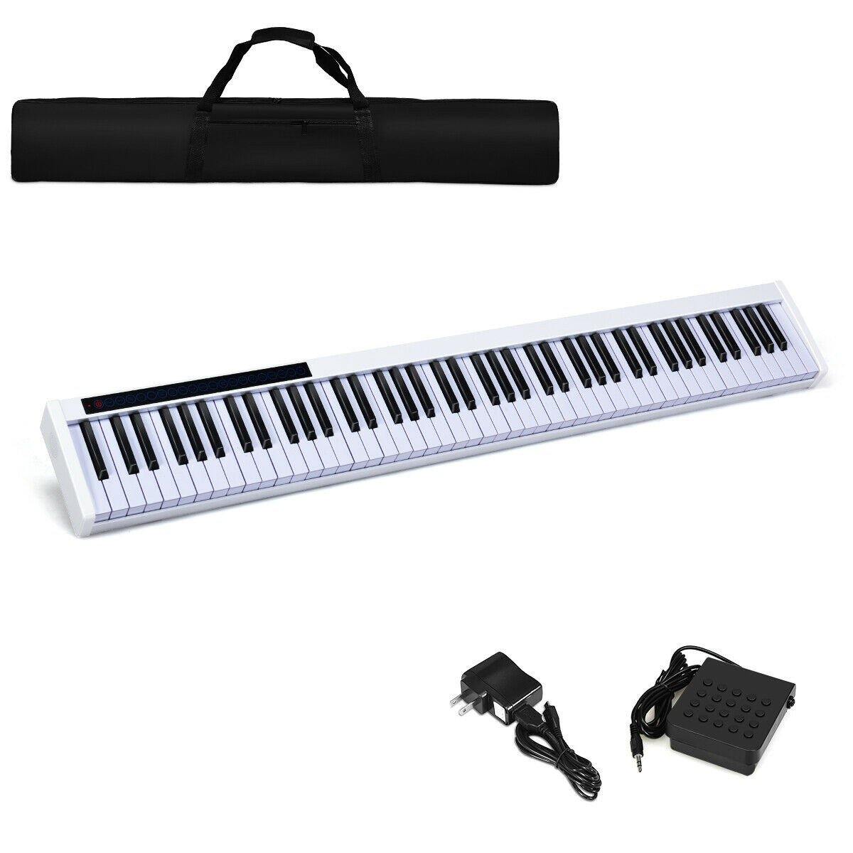 88-Key Portable Electronic Piano, with a Handbag