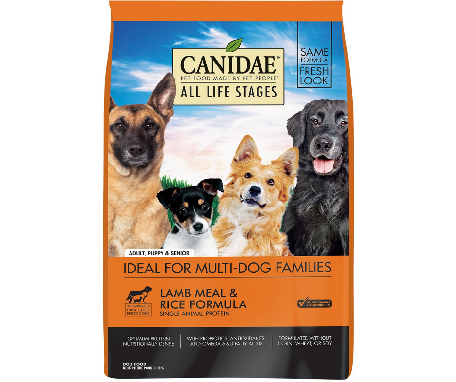 Canidae - All Life Stages， All Dog Breeds Lamb Meal and Rice Formula D