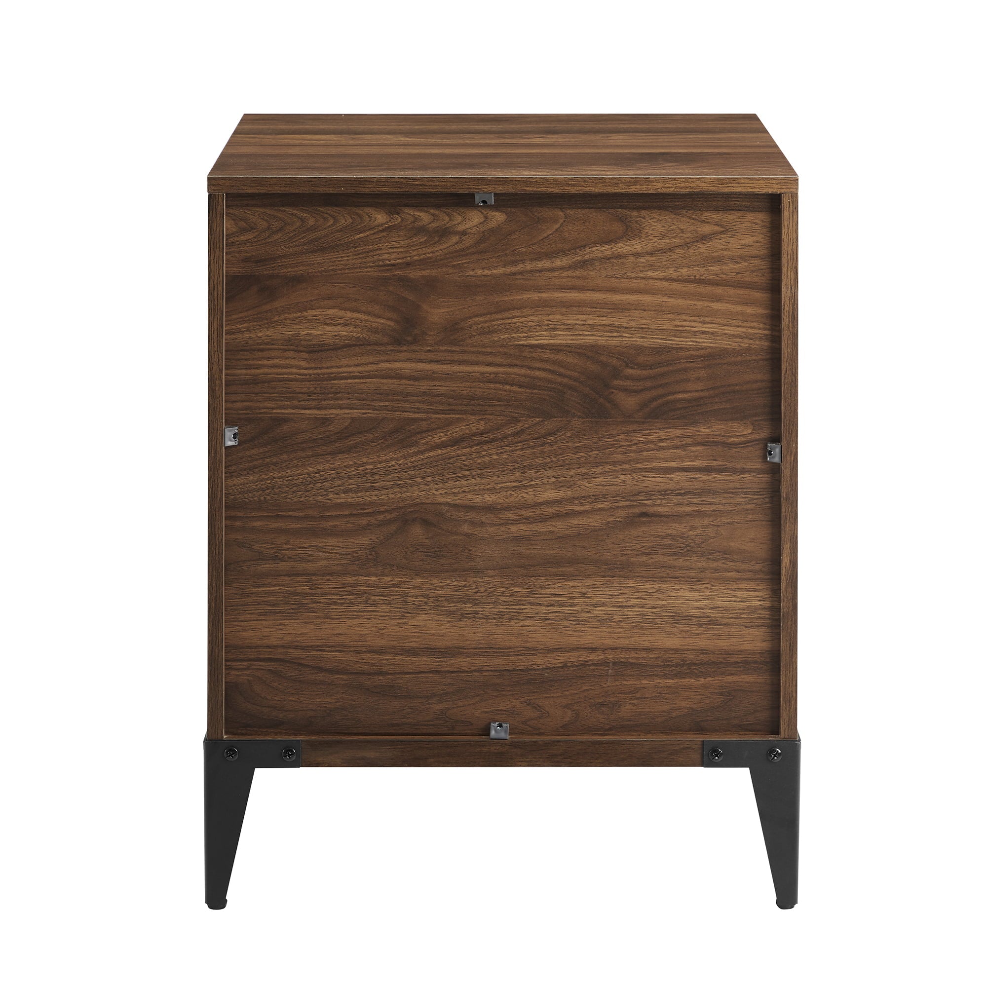 Desert Fields Eaton 2-Drawer Nightstand, Walnut