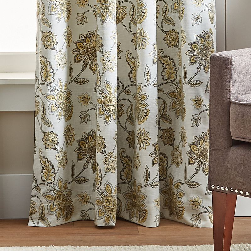 Martha Stewart Jakarta Backtab 2 Window Curtain Panels