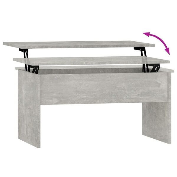 Coffee Table Concrete Gray 31.5