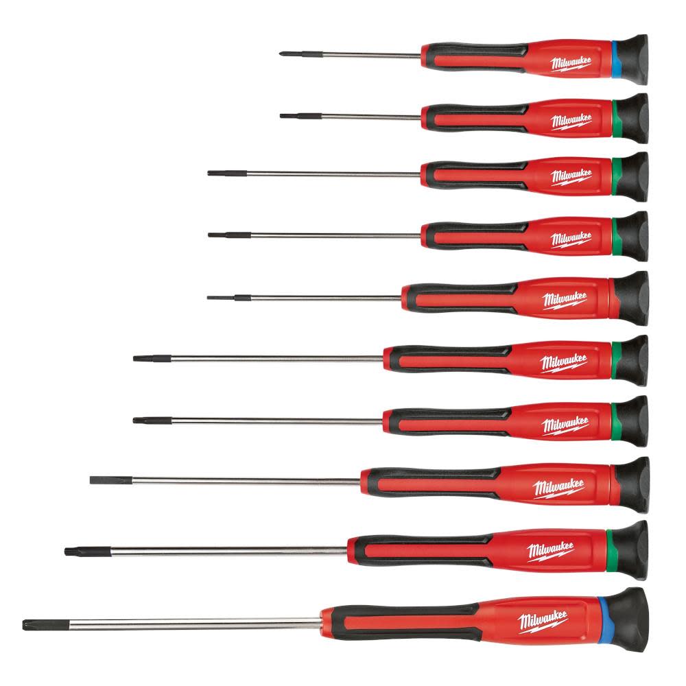 MW 10pc Precision Screwdriver Set 48-22-2612 from MW