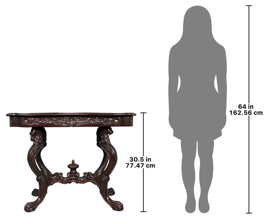 Design Toscano Topsham Manor Console Table   Victorian   Console Tables   by PARMA HOME  Houzz