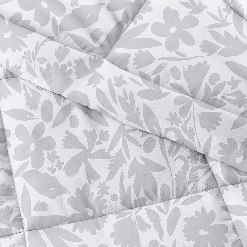 Home Collection Abstract Garden Patterned Comforter Set