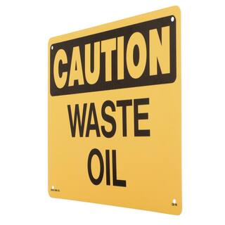 Lynch Sign 14 in. x 10 in. Waste Oil Sign Printed on More Durable Thicker Longer Lasting Styrene Plastic CS-74