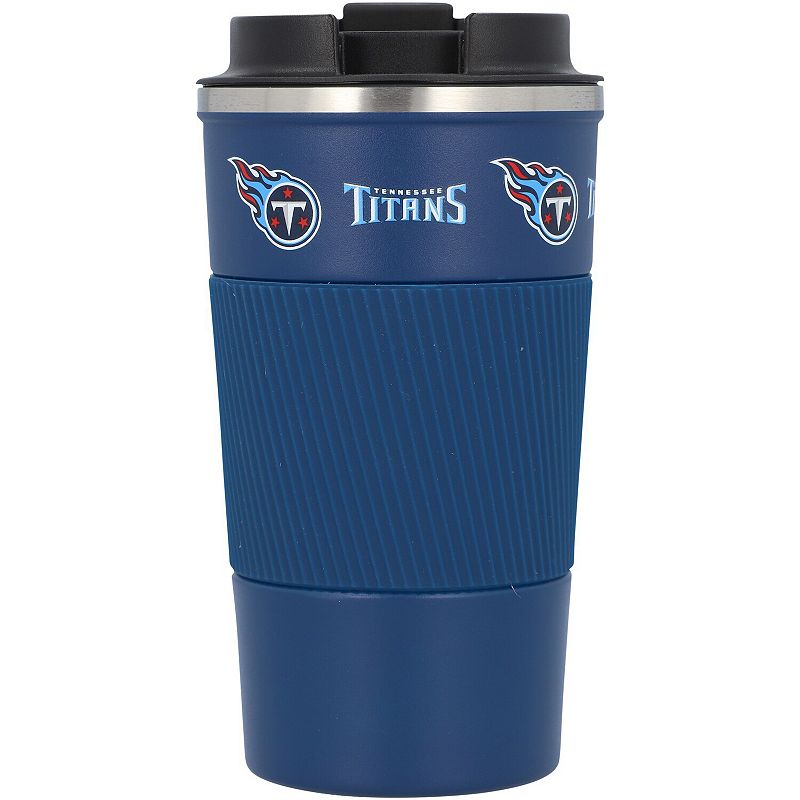 Tennessee Titans 18oz Coffee Tumbler with Silicone Grip