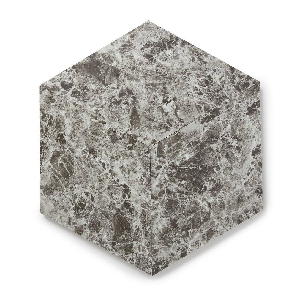 Lucida Surfaces MosaiCore Celestial Stone 28 MIL x 9.75 in. W x 17 in. L Glue Down Waterproof Vinyl Tile Flooring (15.2 sqftcase) SC-4251