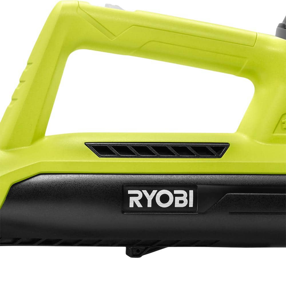 RYOBI ONE+ 18V Cordless String Trimmer/Edger and Blower/Sweeper Combo Kit with 2.0 Ah Battery and Charger P2036