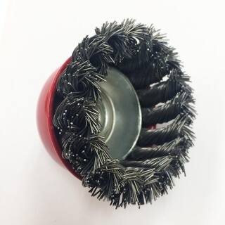 Robtec 3 in. Steel Knotted Cup Brush 300CCTN20