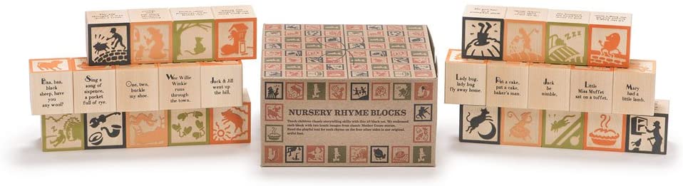 Nursery Rhyme Wooden Blocks by Uncle Goose