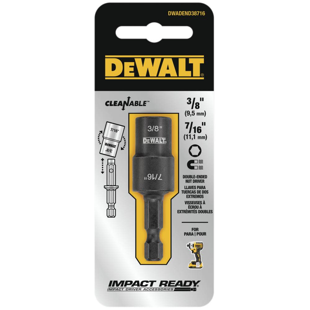 DEWALT Nut Driver 3/8 X 7/16 RVS DWADEND38716 from DEWALT