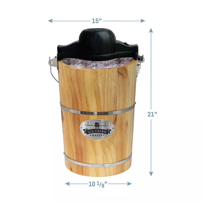 Elite 6-qt. Old-Fashioned Ice Cream Maker