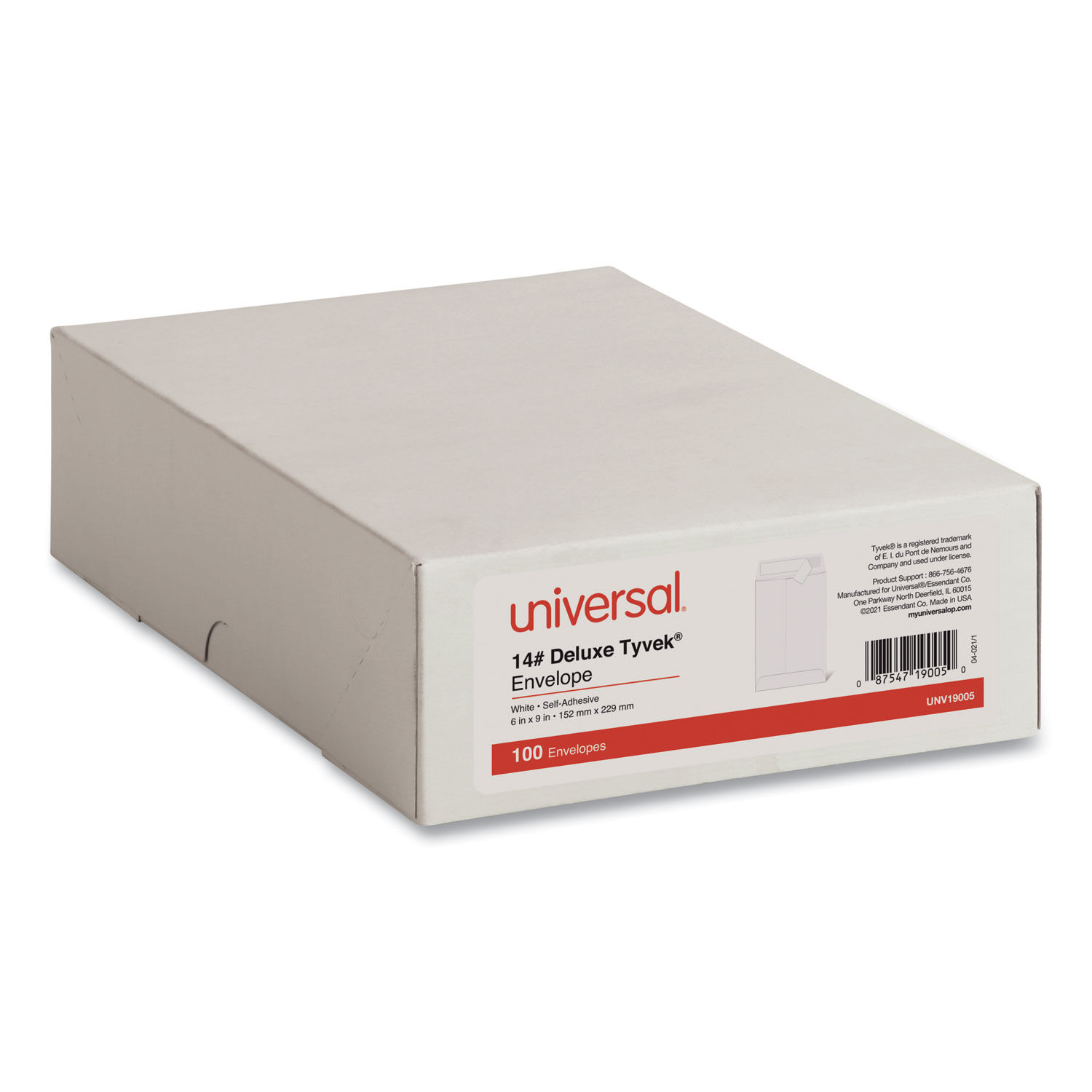 Deluxe Tyvek Envelopes by Universalandreg; UNV19005