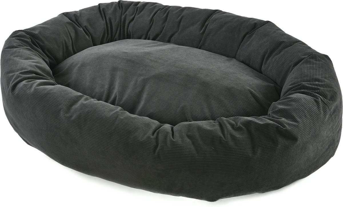 Max and Marlow Luxurious Oval Bolster Cuddler Cat and Dog Bed