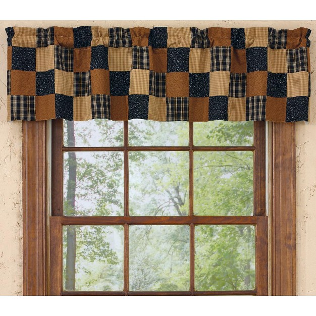 Park Designs Prairie Patch Lined Patch Valance