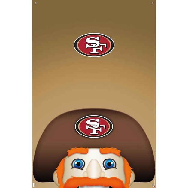 Trends International Nfl San Francisco 49ers S Preston Mascot Sourdough Sam 20 Unframed Wall Poster Prints