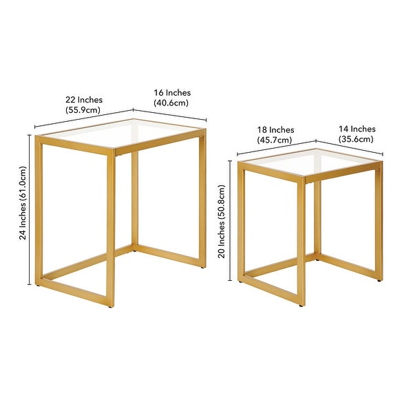 Rocco Nesting Side Table Set